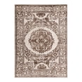 thumbnail image 2 of Unique Loom Hermitage Collection Area Rug - Malachite (7' x 10' Rectangle Chocolate Brown/Black), 2 of 11