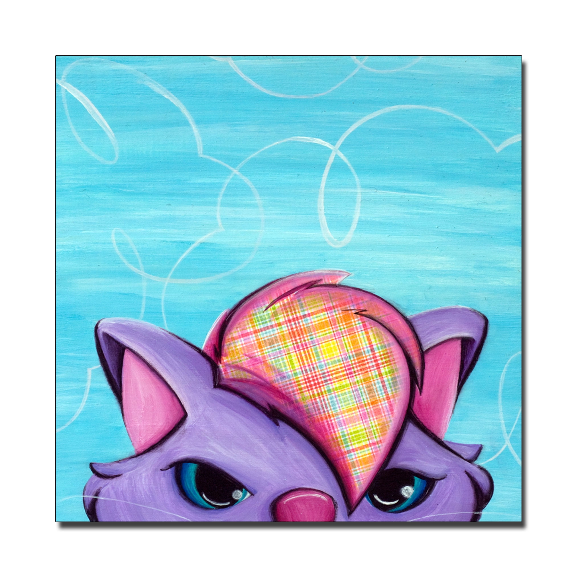 Trademark Fine Art "Kitty" Canvas Art by Sylvia Masek