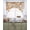 Orange, variant on Yellow Floral Swag Valances for Windows, Small Curtains Drapes, Farmhouse Spring Flowers Leaves Kitchen Window Curtains Over Sink Rod Pocket Window Treatment Valance for Bedroom/Bathroom 56"x36"
