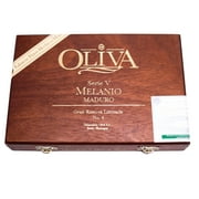 Oliva No. 4 Serie V Melanio Maduro Empty Wood Cigar Box 8" x 5.5" x 1.5"