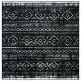 thumbnail image 4 of SAFAVIEH Montage Elijah Geometric Indoor/Outdoor Area Rug, Grey/Black, 6'7" x 6'7" Round, 4 of 4