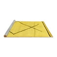 thumbnail image 2 of Ahgly Company Machine Washable Indoor Rectangle Solid Yellow Modern Area Rugs, 5' x 8', 2 of 4
