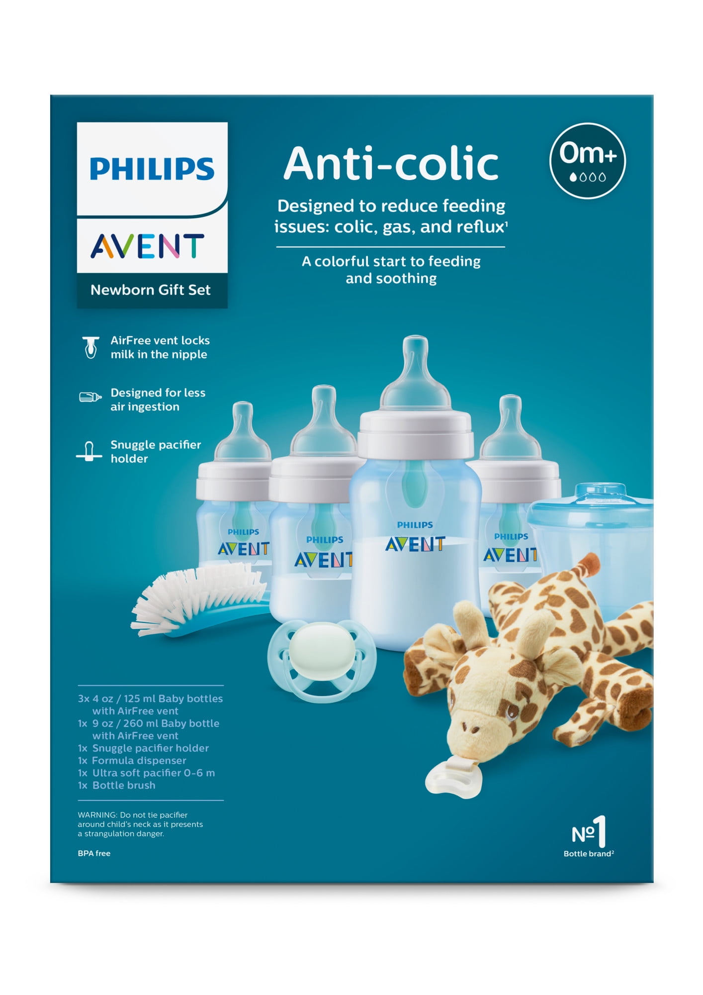  Philips AVENT BPA Free Bottle Brush, Blue : Baby