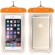 thumbnail image 1 of Estuche impermeable para teléfono con funda seca de diseño móvil universal - Viene con luz y correa para el brazo - Compatible con iPhone, Samsung y otros teléfonos populares (naranja) Vhermosa CZDZ-ZH17-1, 1 of 4