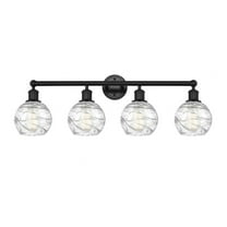 Innovations Lighting - Athens Deco Swirl - 4 Light Bath Vanity In Industrial