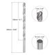 thumbnail image 2 of Helicoidales Brocas, Alta Velocidad Acero, Extra Largo Taladro Brocas 11x250mm, 2 of 5