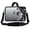 Gray Black Swirl Floral, variant on LSS 13.3 inch Laptop Sleeve Bag Compatible with Acer, Dell, HP, Sony, MacBook, Carrying Case w/ Handle & Adjustable Strap - Silver Red Skull