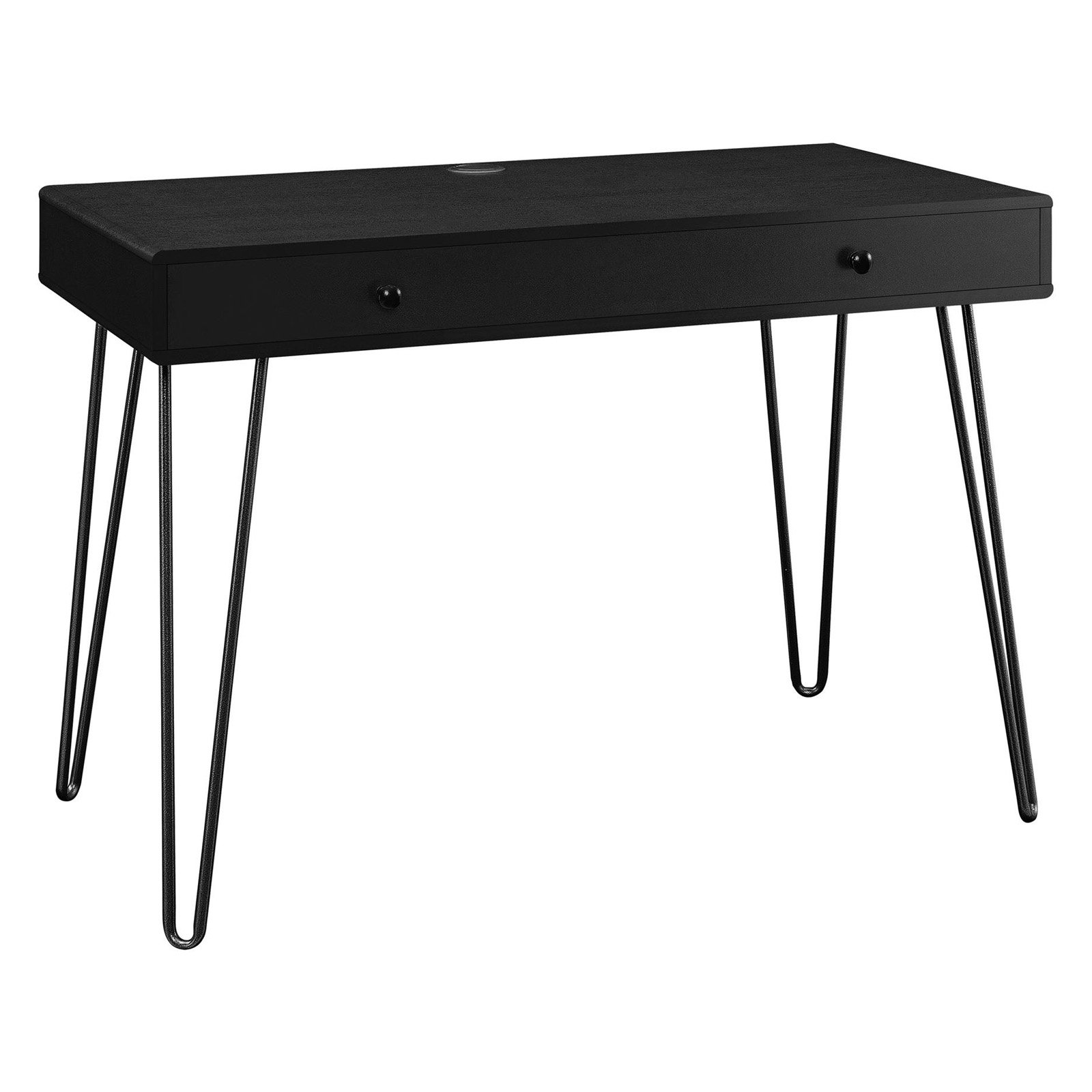 Ameriwood Home Owen Retro Student Desk, Black
