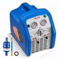 thumbnail image 1 of VEVOR Machine Portable de Récupération de Réfrigérant, 1 HP 120V 60Hz Machine de Récupération à Double Cylindre AC, Unité de Recyclage 1750 Tr/min CVC, 1 of 9