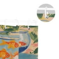 thumbnail image 5 of Yayeee Shower Curtain with Hooks 72"x72" Waterproof Fabric Bathroom Hanging Decor, Blue Goldfish Bowl, 5 of 5
