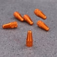 thumbnail image 2 of Eease Bikes Orange Tire Caps - 6 Pcs Aluminum Alloy Valve Cap for Mountain Bike, 2 of 5