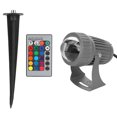 thumbnail image 1 of AC85-265V Outdoor LED Lawn Lamp RGB Ground Light with Remote Control for Garden Courtyard, 1 of 8
