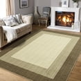 thumbnail image 2 of Gaderth 5x7 Ft Washable Area Rug, Border Design Living Room Rug With Low Pile, Non Slip Rubber Backing, Stain Resistant Non Shedding Carpet For Bedroom Dining Room Nursery Home Decor, 2 of 9