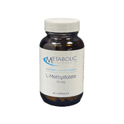 Metabolic Maintenance L-Methylfolate 10mg - Gluten-Free & Dairy-Free Folate Supplement - Supports Cognitive + Brain Health - L Methylfolate for Daily Use (90 capsules)