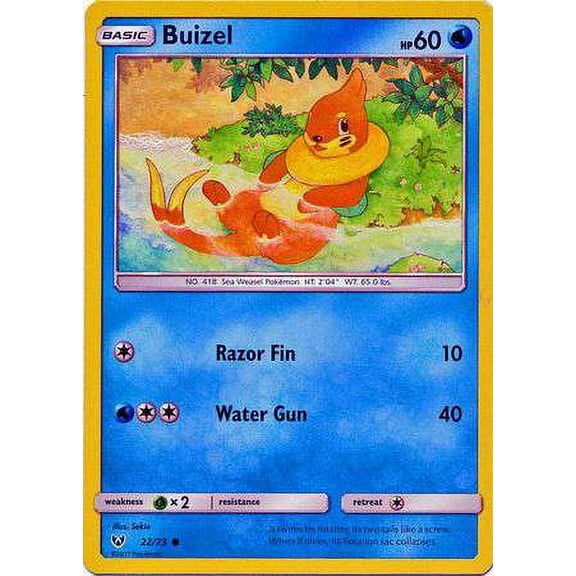 Pokemon Shining Legends Common Buizel #22