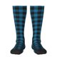 thumbnail image 1 of Balery Blue Black Plaid Calcetines novedosos Calcetines deportivos Calcetines hasta la rodilla Calcetines de algodón Calcetines originales y geniales, 1 of 6