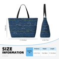 thumbnail image 4 of Disketp Shark Bolsa de Playa de Gran Capacidad, Bolso Impermeable y a Prueba de Arena para Mujer, Ideal para Playa, Piscina y Natación, 4 of 7
