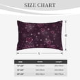 thumbnail image 4 of Rateoe Snowflakes and Hearts Pattern Pillow Covers with Invisible Zipper(Pillows are not Included) Standard Pillowcases-20"x30", 4 of 6