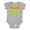 AC-Heather Grey, variant on Inktastic Half Birthday 1/2 Boy Alligator Boys Baby Bodysuit