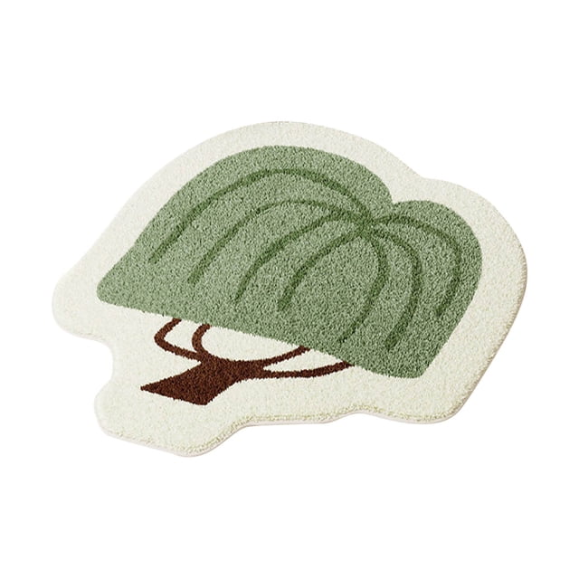 Alfombrilla minimalista con dibujos animados Alfombrilla absorbente y antideslizante para el baño del hogar Cómodo cojín para sentarse durante largos periodos de tiempo