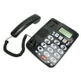 thumbnail image 4 of Teléfono Con Cable Con Sonido Claro, Rellamada Al último Número, Función De Silencio, Marcación Fácil, Adecuado Para El Hogar, Hotel, Oficina, 4 of 7