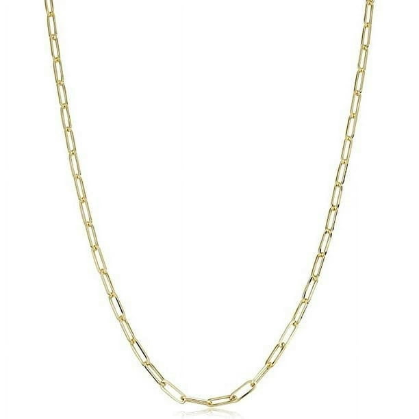 Paperclip link chain best sale