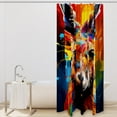 thumbnail image 2 of yowmns Waterproof Printed Shower Curtain Set with Hooks - Stylish Bathroom Decoration, 2 of 6