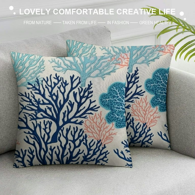 Pillowcases Navy And Teal Outdoor Pillows Decorative Pillows Navy