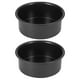 thumbnail image 1 of 2 piezas de pastel de horno de acero inoxidable moldes de pastel de fondo extraíbles para hornear cocina, 1 of 8