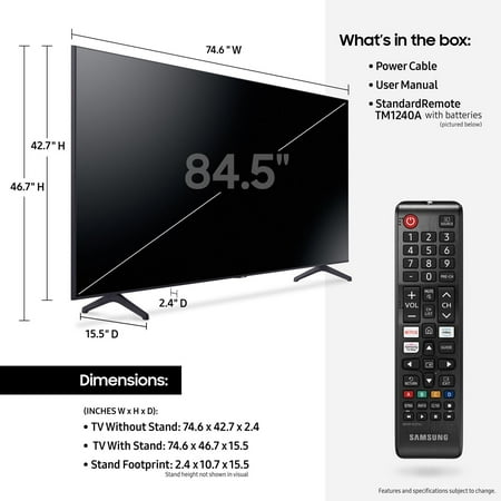Samsung - 85" Class 7 Series LED 4K UHD Smart Tizen TV