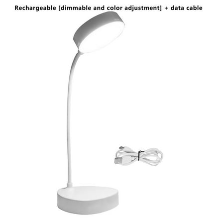 Table Lamp LED 2.5W 3000-6000K Reading Light 360° Rotatable Flexible ...