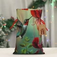 thumbnail image 5 of Easygdp Hummingbird Floral Paradise Gift Bags, Burlap Bags, Christmas, Holiday Gift Wrap Christmas Bags for Gifts Christmas Sacks for Presents-Medium, 5 of 9