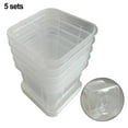 thumbnail image 1 of Pot d'Orchidée en Plastique Transparent pour une Croissance Optimale 10cm, 1 of 9
