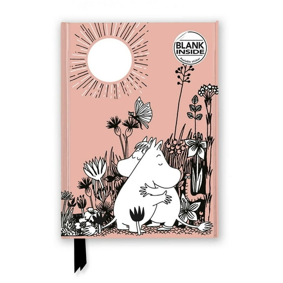 Flame Tree Blank Notebooks Moomin Love (Foiled Blank Journal), (Hardcover)