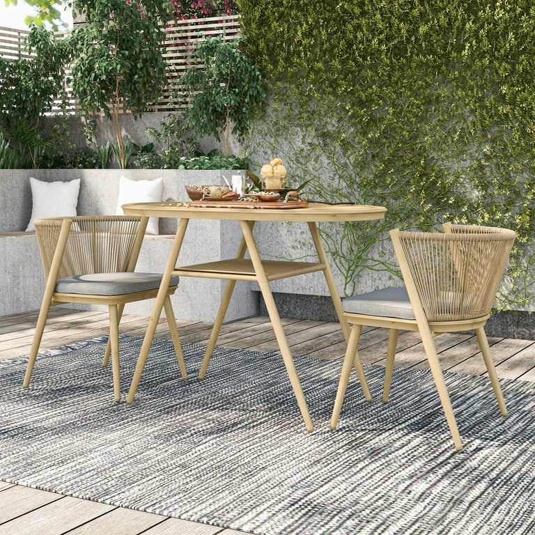 Furniture of America Small Space Mid Century Modern 3 Piece