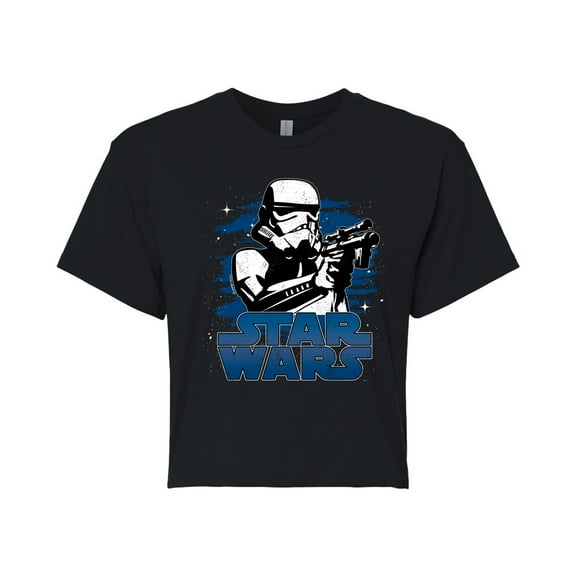 Star Wars - Storm Trooper - Juniors Cropped Tee