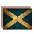 thumbnail image 1 of Scotland Flag Grunge Greetings Card Plus Envelope Blank inside, 1 of 3