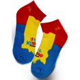 thumbnail image 2 of 30 Pairs Low Cut Ankle Socks for Women Girls Boys Men, Bulk Pack, Fun Cute, Patterned Colorful Soft (30 Pairs Mens Colorful), 2 of 3