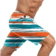 thumbnail image 3 of Vetsdori Shorts for Men Pocket Casual Elastic Waist Short Pants Swim Trunks Beach Dry Fit Lining 2 in 1,Breathable Mens Shorts Summer,Size S, 3 of 5