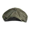 thumbnail image 2 of Boina unisex de moda, estilo casual, con visera, ideal para viajes y compras. Verde oscuro, 2 of 9