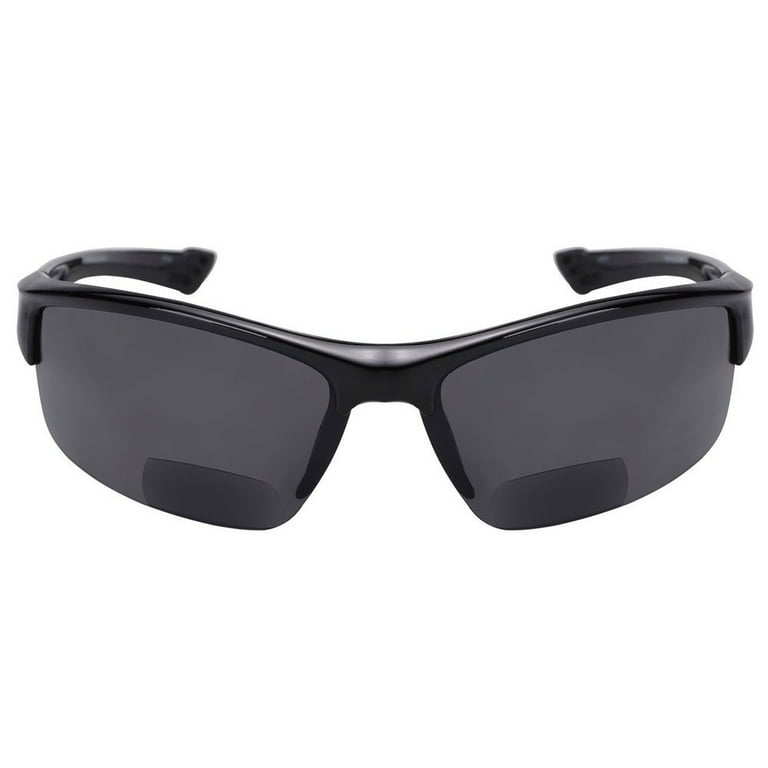 Ironman Men's Wrap Sport Sunglasses Black