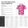thumbnail image 5 of Honeii Vintage Flowers Print Men’s Hawaiian Shirt,Classic Button-Down Short Sleeve Shirt, for Beach, Vacation, and Outdoor Activities,3X-Large, 5 of 7