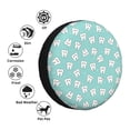 thumbnail image 4 of Naloa Cartoon Teeth1 PVC Leather Spare Tire Wheel Cover for Car Truck SUV Camper Trailer Universal Fit many size16 inch, 4 of 6