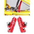 thumbnail image 1 of 2 piezas de fibra de carbono antideslizante tipo cajón sin ruido accesorio de ciclismo de carretera y montaña Rojo, 1 of 7