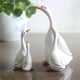 thumbnail image 5 of Bewildely Estatua de pato, escultura de jardín, estatuilla de patio, mano de obra fina, bonito aspecto, sin rebabas, simulación, accesorios Decoración del hogar pequeño, 5 of 6