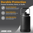 thumbnail image 3 of Jmoe USA Protective Sleeve for Yeti Jugs | Protects Against Dents & Scratches | Boot Protector for The Bottom of Your Jug | Made of Durable BPA Free Silicone (One-Gallon), 3 of 5