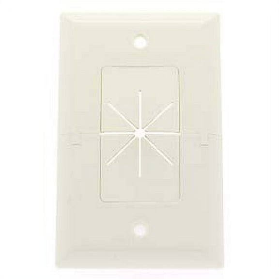 ACCL Split Plate w/Flexible Opening White, 1 Pack