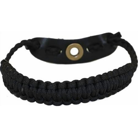 Easton Wrist Sling Diamond Paracord Wide Braid Black 522919