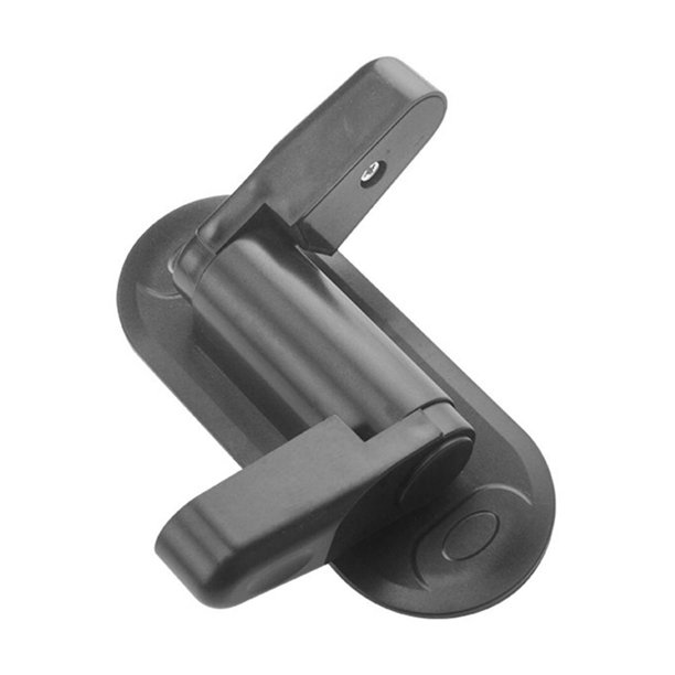 Cerradura de seguridad para bebés de plástico Pestillo de puerta sin rastro para suministros infantiles (negro)