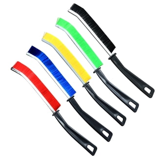 6 PCS Hard Bristle Gap Cleaning Brushes - For Bathroom Tiles, Window Tracks, Kitchen Crevices